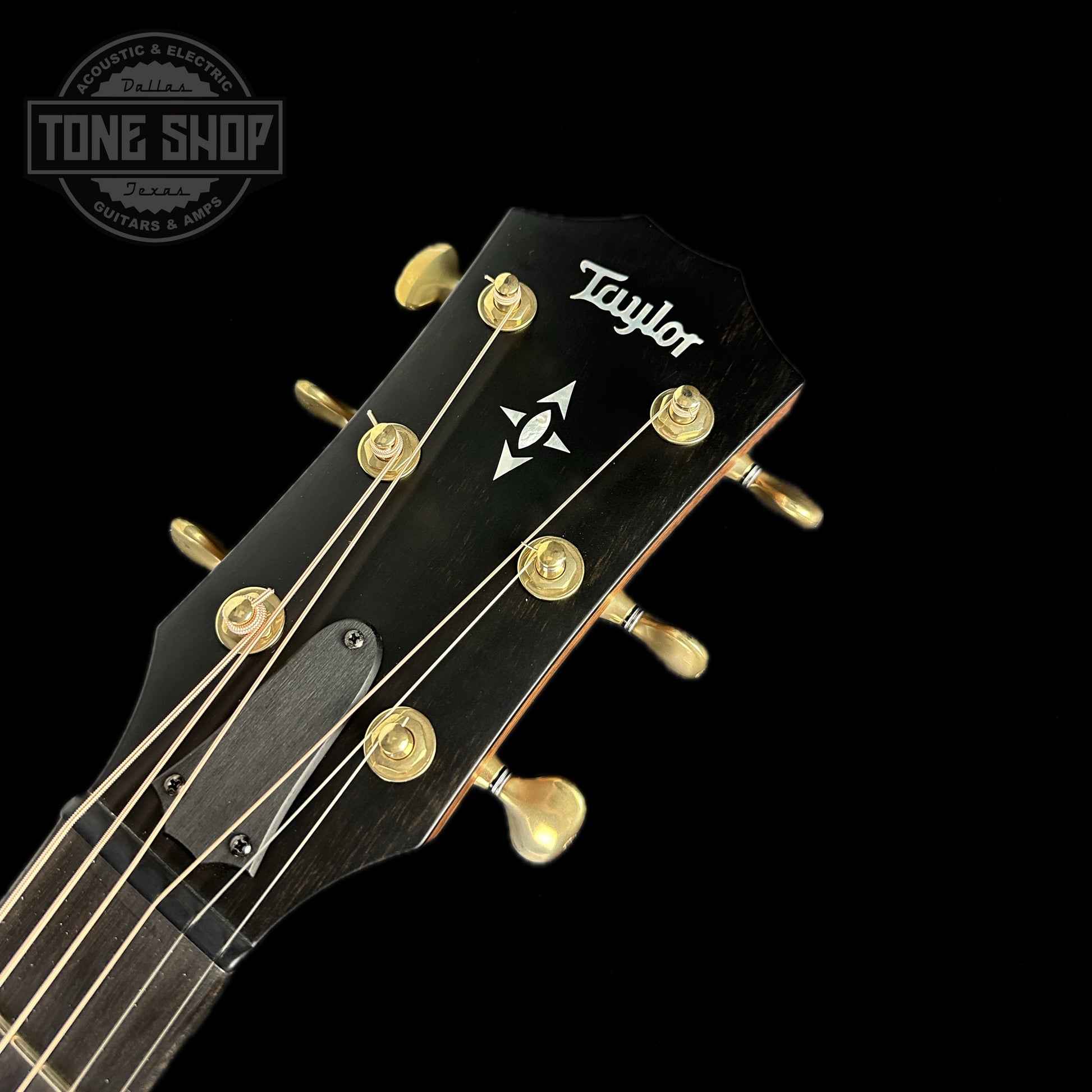 Front of headstock of Used Taylor 717.