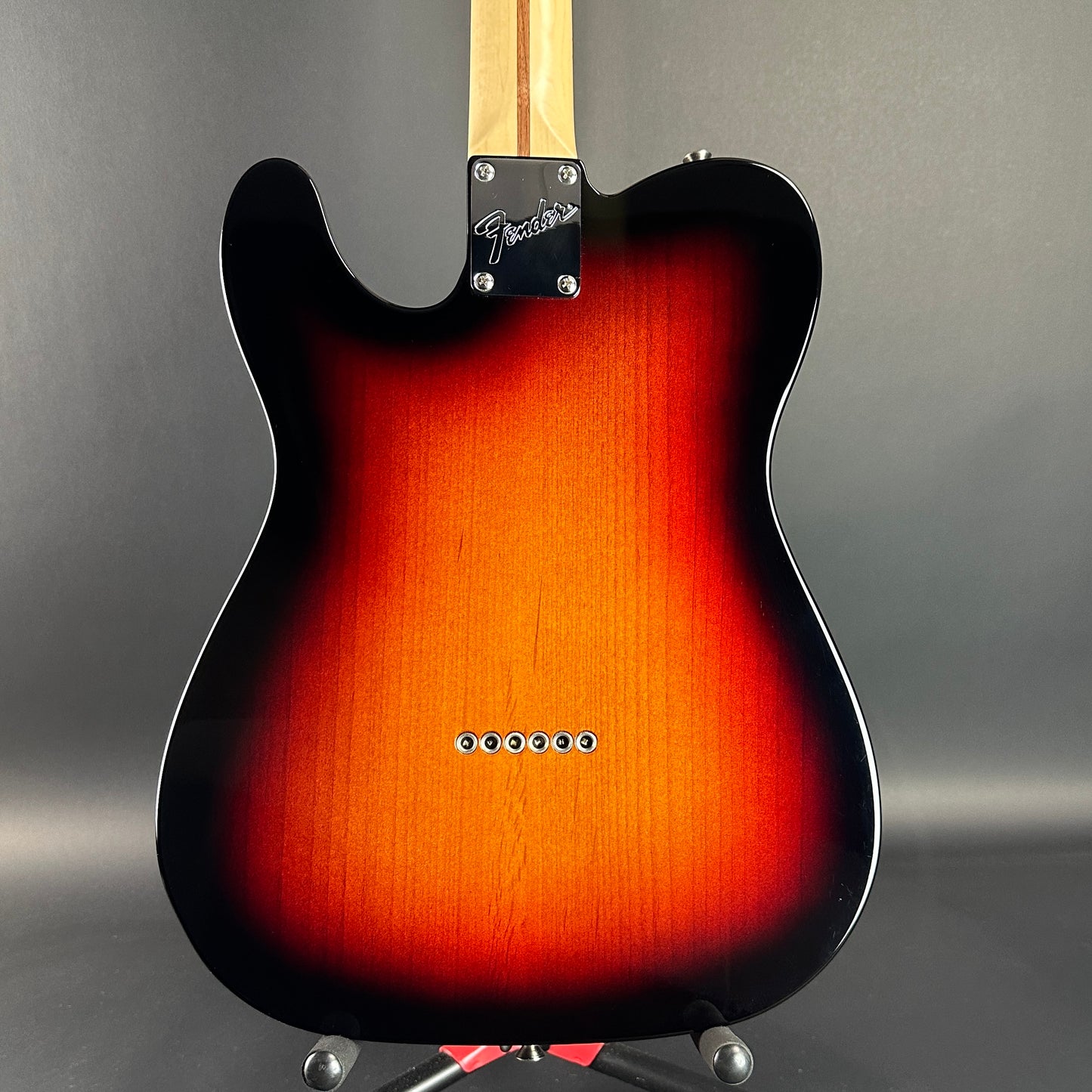 Back of Used Fender American Performer Telecaster 3-Color Sunburst.