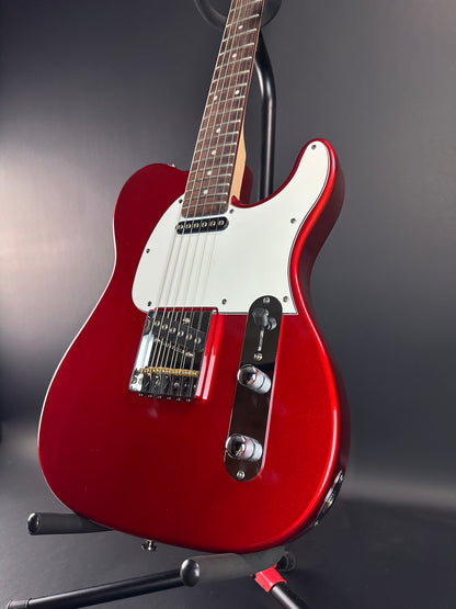 Front angle of Used G&L Tribute ASAT Classic Red.