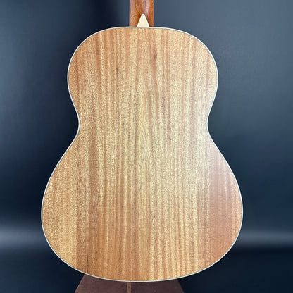 Back of Used Larrivee L-03e Natural.