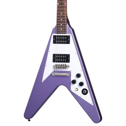 Epiphone Kirk Hammett 1979 Flying V Purple Metallic w/case