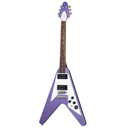 Epiphone Kirk Hammett 1979 Flying V Purple Metallic w/case