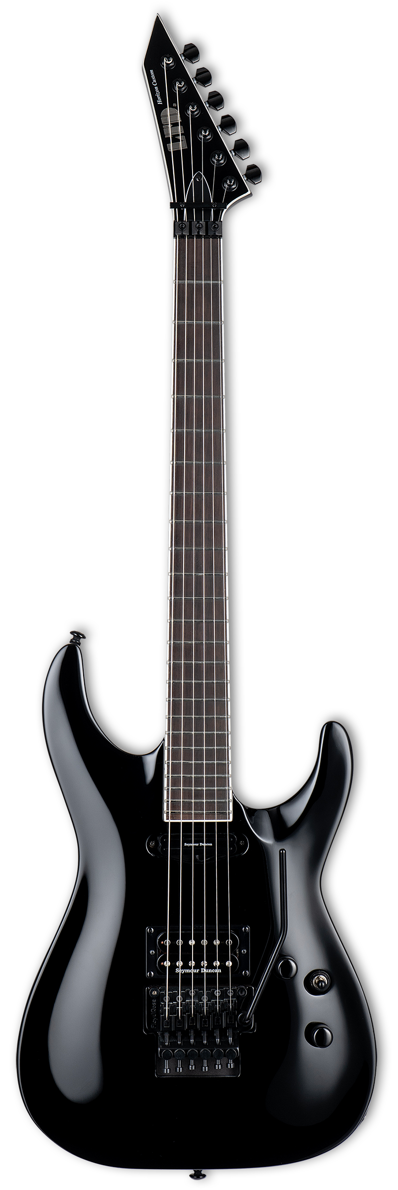 Full frontal of ESP LTD Horizon Custom ’87 Black.