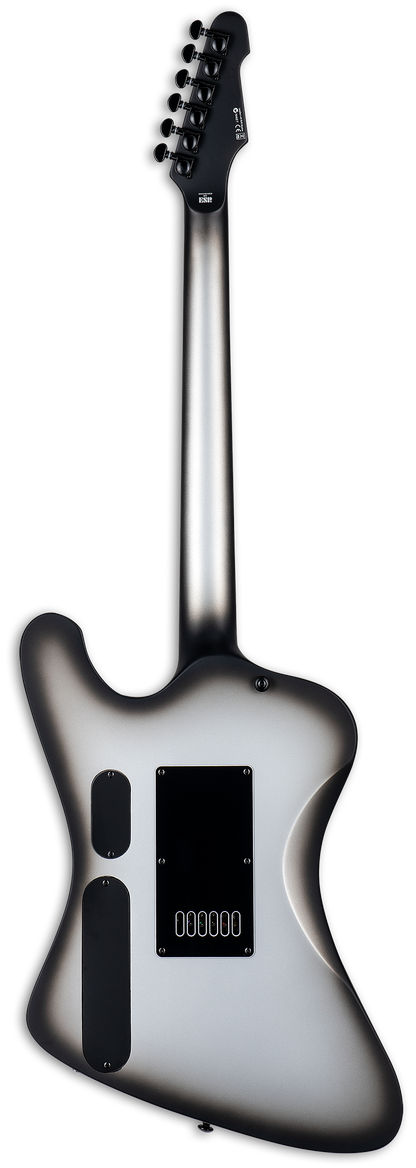 Back of ESP  LTD Phoenix-1000 EverTune Silver Sunburst Satin.