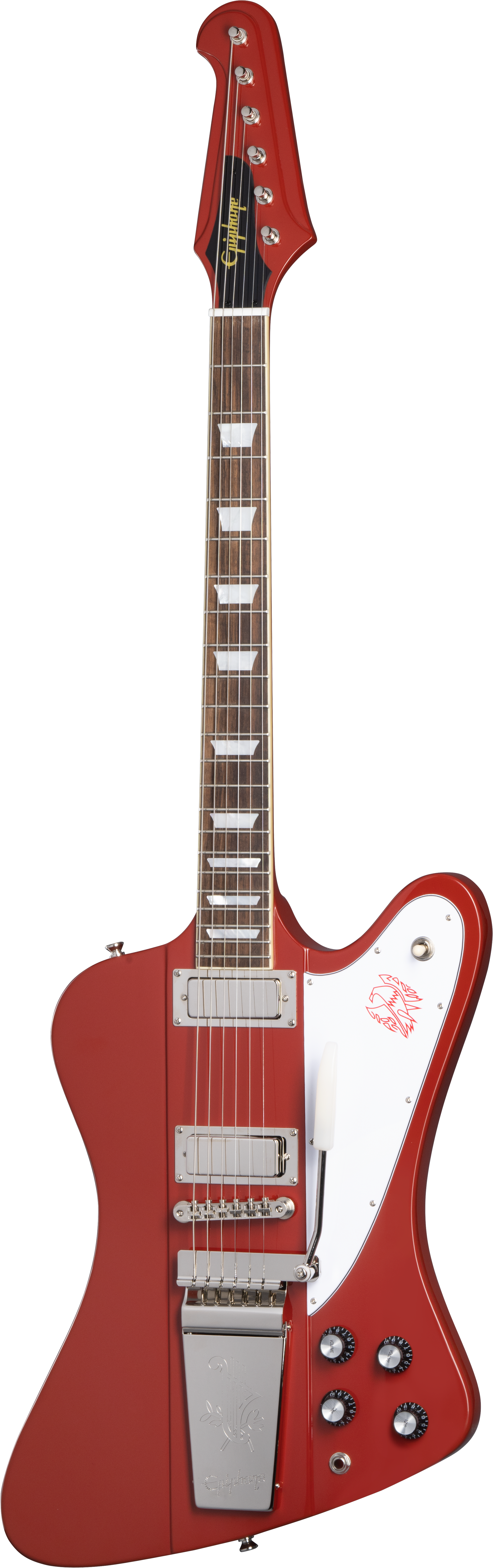 Epiphone Inspired by Gibson Custom 1963 Firebird V Ember Red w/case