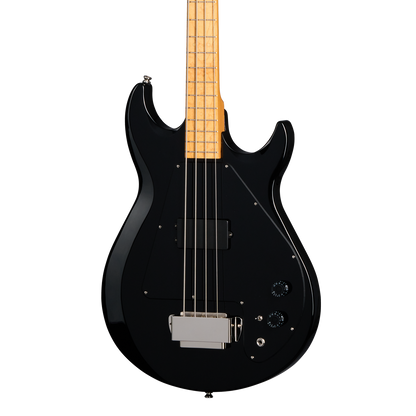 Front of Epiphone Grabber Bass Ebony.