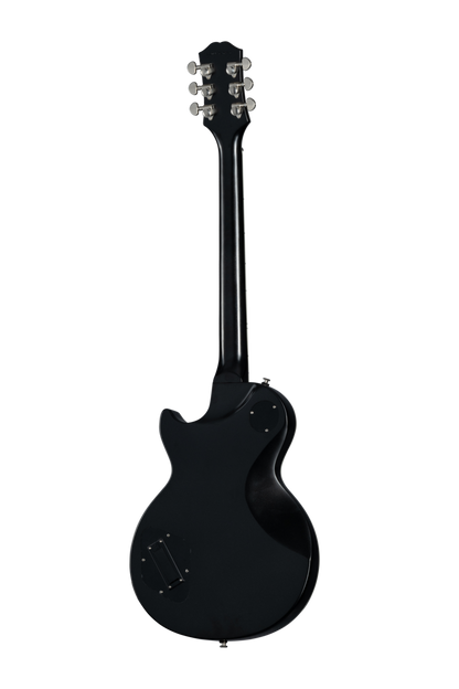 Back of Epiphone Les Paul Prophecy Aged Jet Black Metallic.