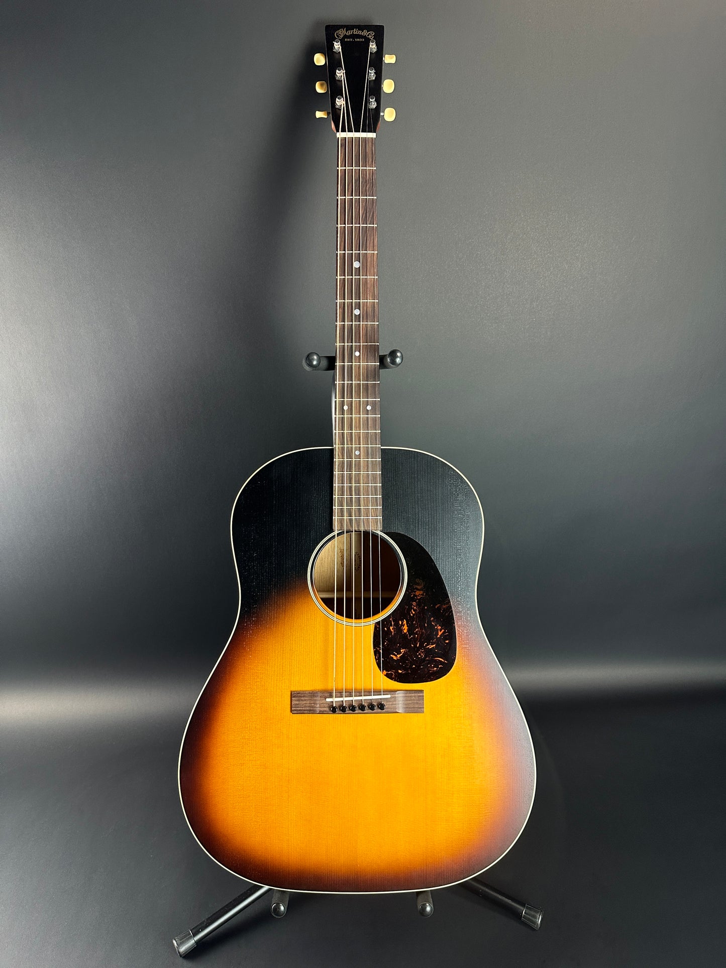 Full front of Used Martin DSS-17 Whiskey Sunset.