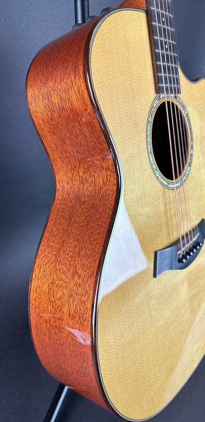 Side of Used Taylor 514ce Natural.