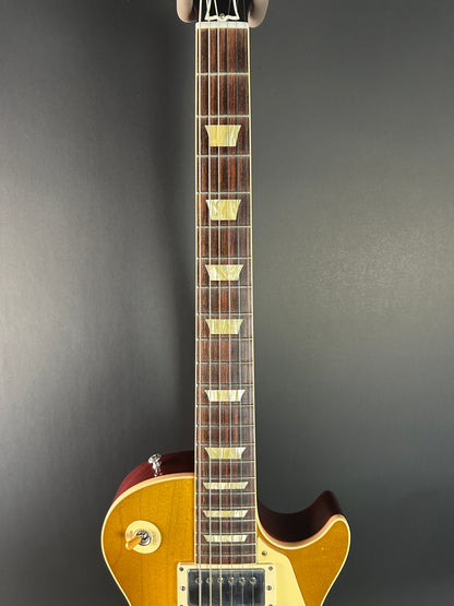 Fretboard of Used Gibson Custom Shop 1958 Les Paul Standard VOS Lemon Burst.