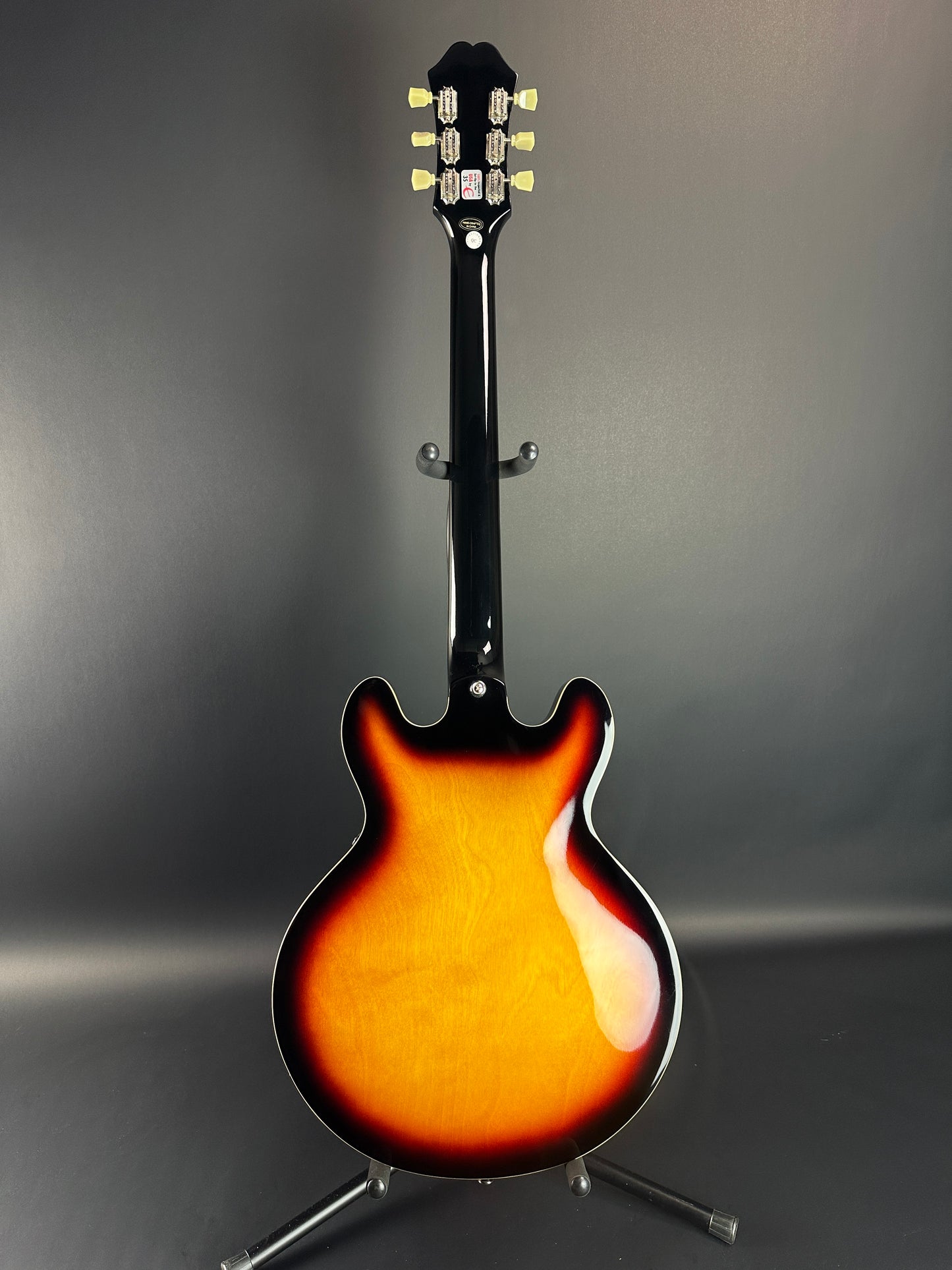 Full back of Used Epiphone Dot ES-339 Burst.