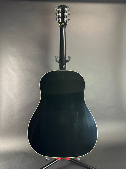 Full back of Used Gibson Custom Shop M2M J-45 Long Scale Ebony.