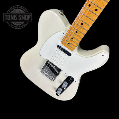 Front angle of Used Fender 50's Telecaster White Blonde Lacquer.