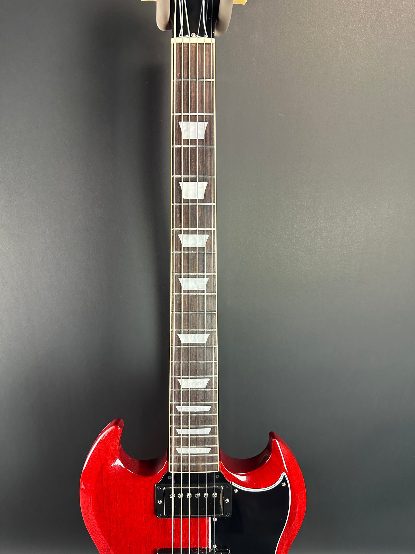 Fretboard of Used Gibson '61 SG Reissue Cherry.