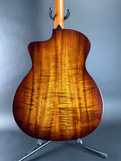 Back of Used Taylor 224ce-K DLX Shaded Edgeburst.