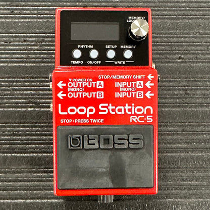 Top of Used Boss RC-5 LoopStation TSS4407