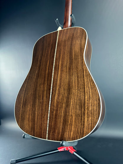 Back angle of Used Martin D-28 Sunburst.