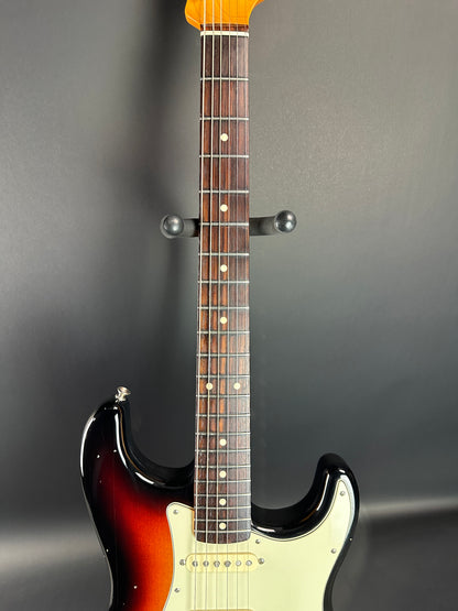 Fretboard of Used Fender Classic Series '60s Stratocaster 3 Tone Sunburst.