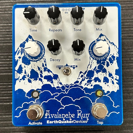 Top of Used Earthquaker Devices Avalanche Run Stereo Delay & Reverb TSS4256