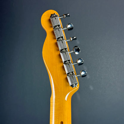 Back of headstock of Used Fender American Vintage II 1951 Telecaster.