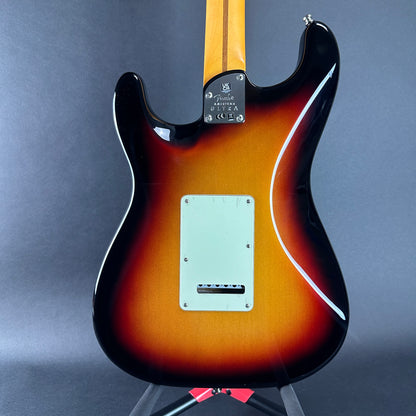 Back of Used 2022 Fender American Ultra Strat Ultraburst.