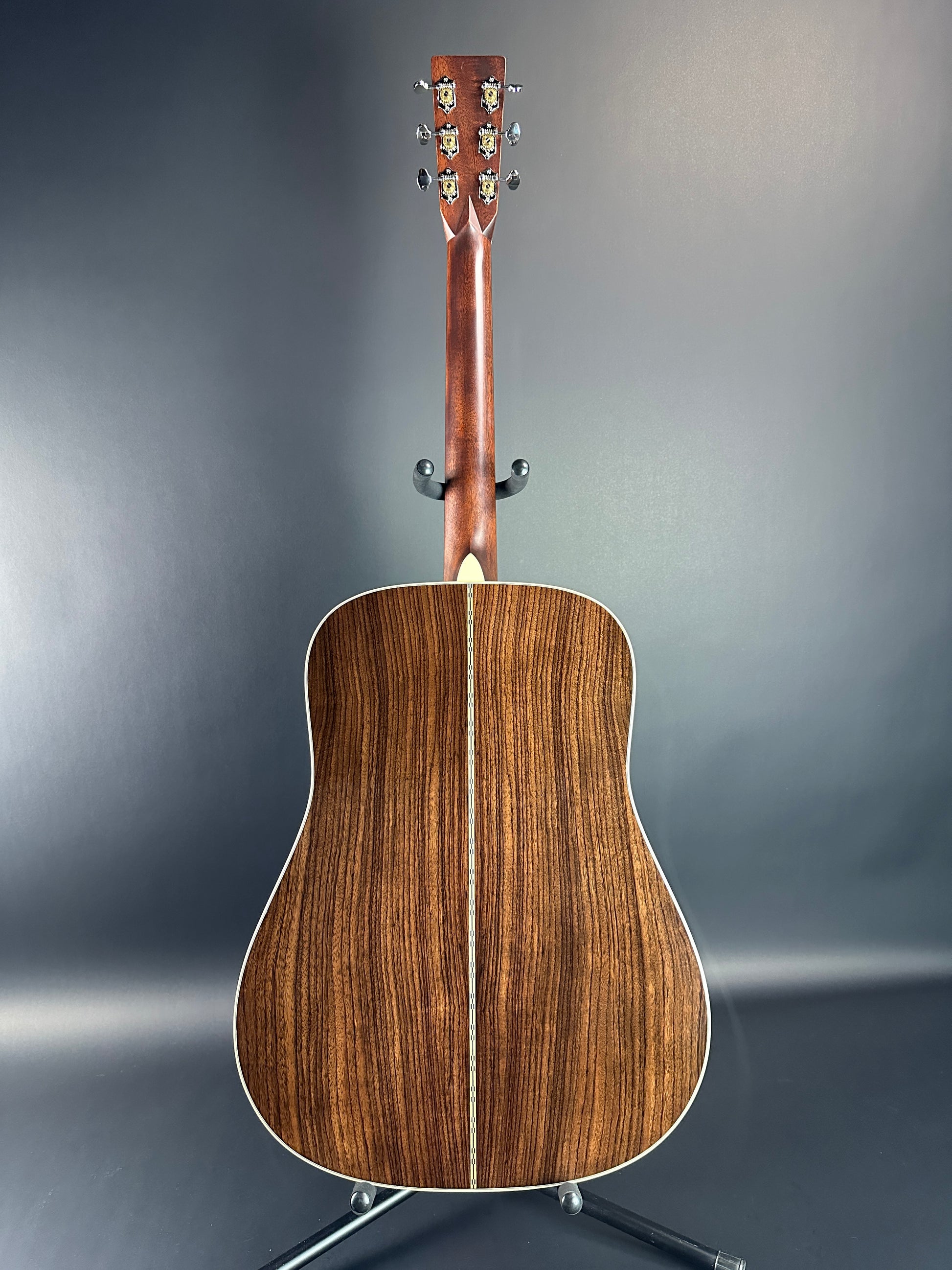 Full back of Used Martin D-28 Sunburst.