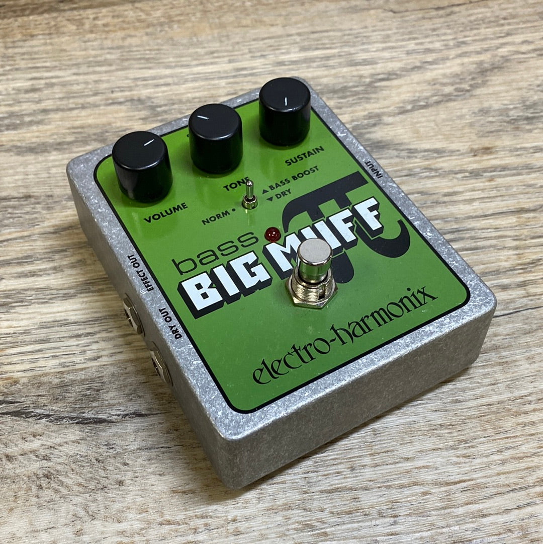 Top angle of Used EHX Bass Big Muff TSU15694.