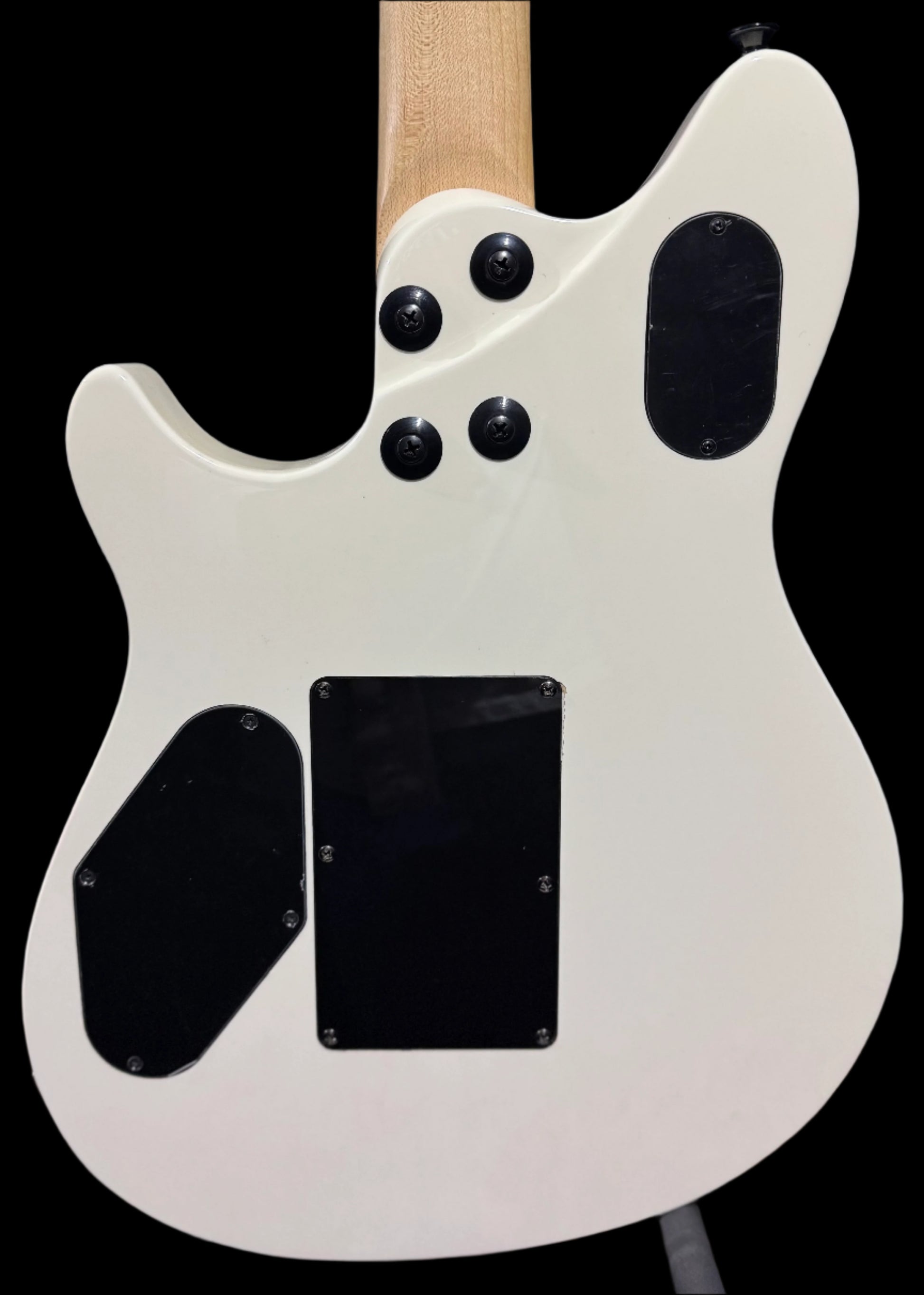 Back of Used EVH Wolfgang Special White w/case TSS4943