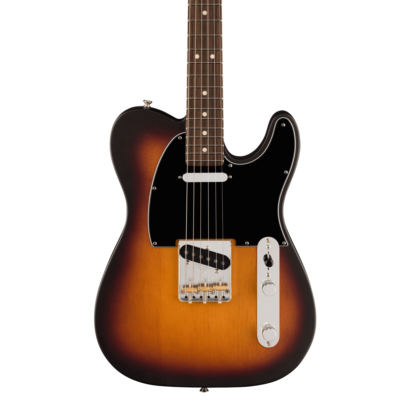 Front of Fender American Performer Telecaster RW 2-Color Sunburst.