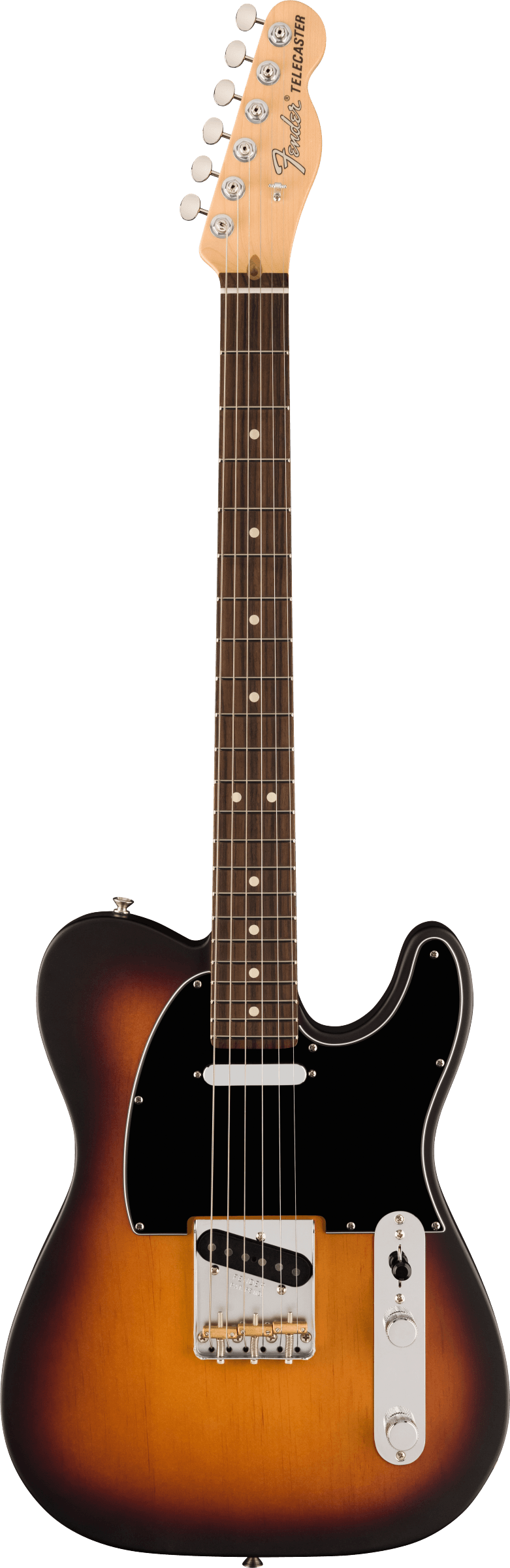 Full frontal of Fender American Performer Telecaster RW 2-Color Sunburst.