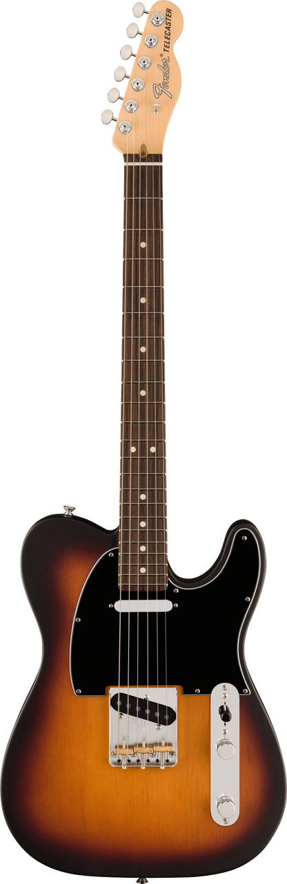 Full frontal of Fender American Performer Telecaster RW 2-Color Sunburst.