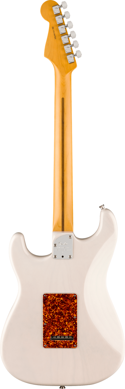 Back of Fender American Professional II Stratocaster Thinline RW White Blonde.