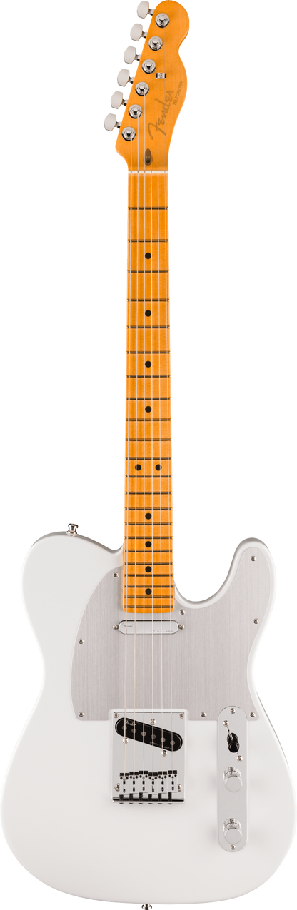 Full frontal of Fender American Ultra II Telecaster Avalanche Maple.