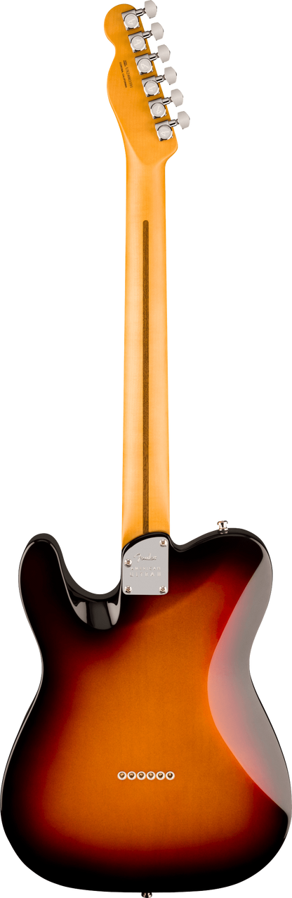 Back of Fender American Ultra II Telecaster Ultraburst Maple.