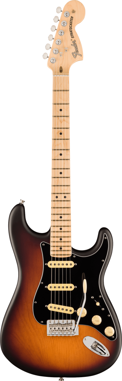 Full frontal of Fender Limited Edition American Performer Pine Stratocaster MP 2-Color Sunburst.