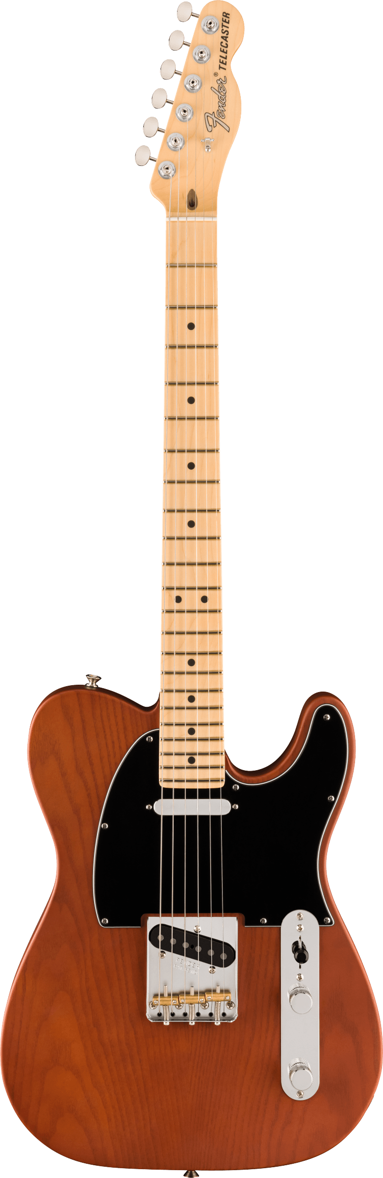 Full frontal of Fender Limited Edition American Performer Telecaster MP Mocha.