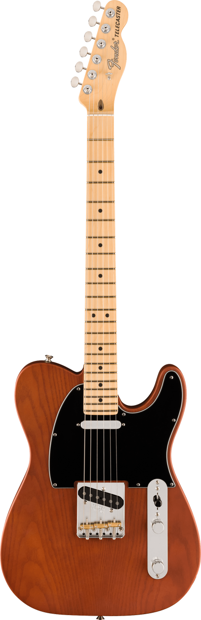 Full frontal of Fender Limited Edition American Performer Telecaster MP Mocha.