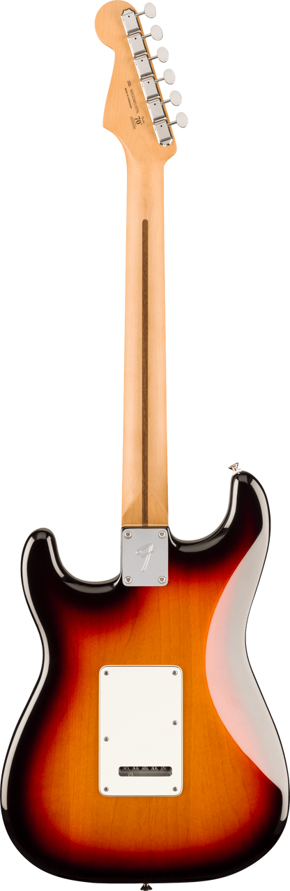 Back of Fender Player II Stratocaster HSS Rosewood Fingerboard 3-Color Sunburst.