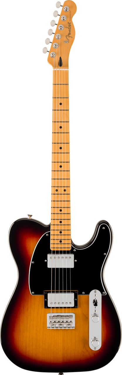 Full frontal of Fender Player II Telecaster HH Maple Fingerboard 3-Color Sunburst.