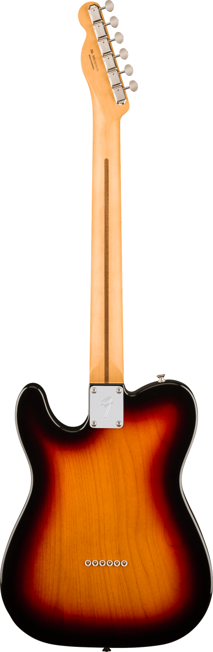 Back of Fender Player II Telecaster Maple Fingerboard 3-Color Sunburst.