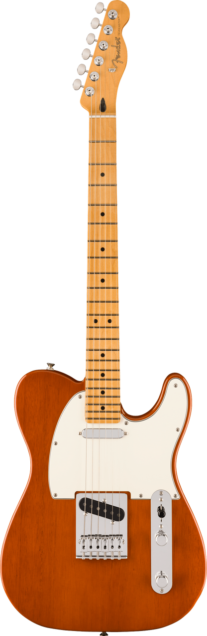 Full frontal of Fender Player II Telecaster Maple Fingerboard Mocha.