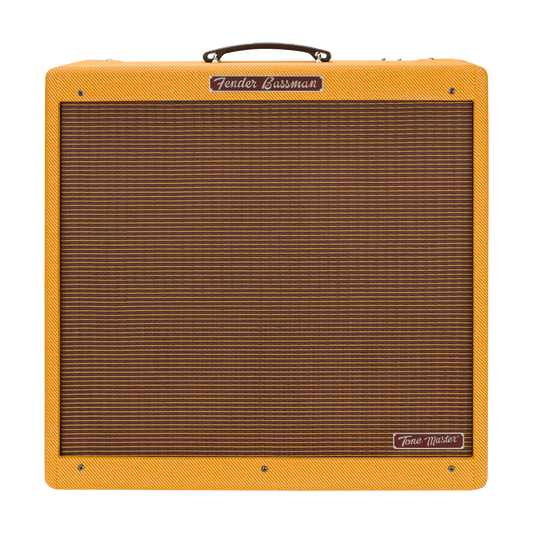 Front of Fender Tone Master Bassman 4x10 Combo Tweed.