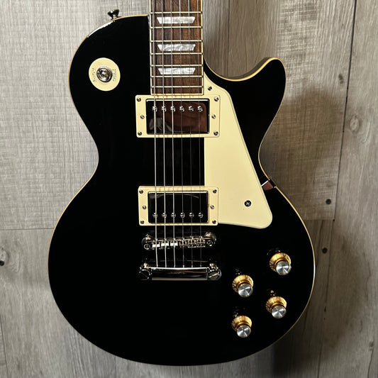 Front view of Used 2020 Epiphone Les Paul Standard 60s Ebony 