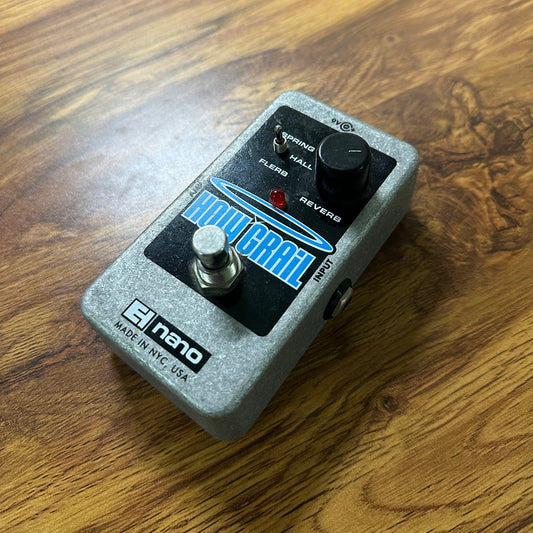 Top of Used Electro-Harmonix Holy Grail Nano Reverb.