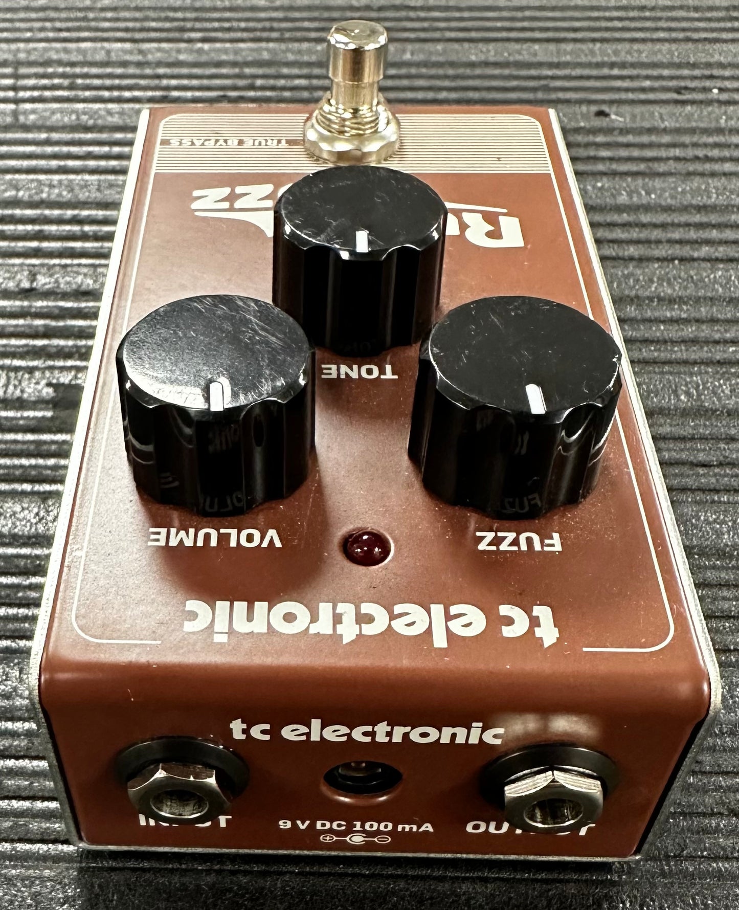 Back of Used TC Electronic Rusty Fuzz Pedal TSS3497