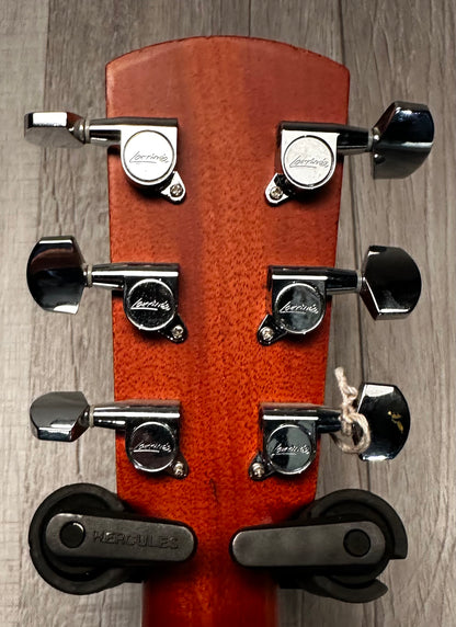 Back of headstock of Used 2003 Larrivee L-03R Acoustic w/case TSS3470