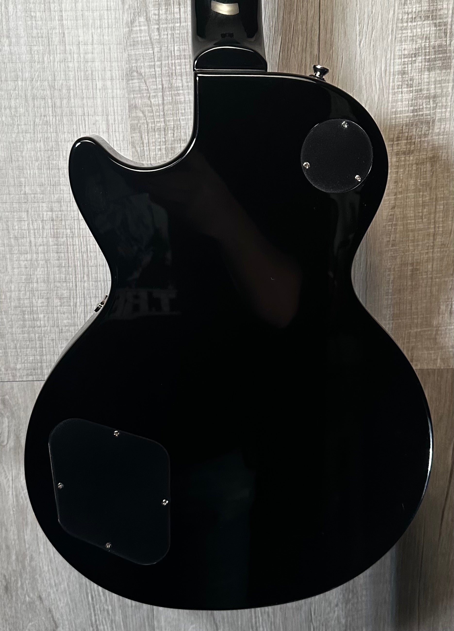 Back view of Used 2020 Epiphone Les Paul Standard 60s Ebony 