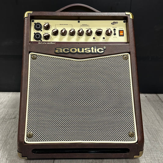 Front of Used Acoustic A20 Acoustic Guitar Amp TSS3425