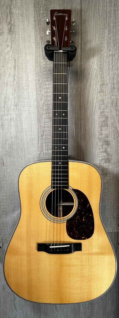 Front full view of Used Eastman E8D-TC Acoustic w/case 