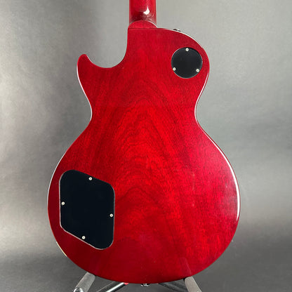 Back of body of Used 2004 Gibson Les Paul Deluxe Wine Red.